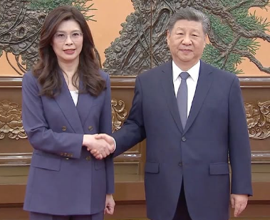 Xi and Taiwan Opposition Leader Meeting