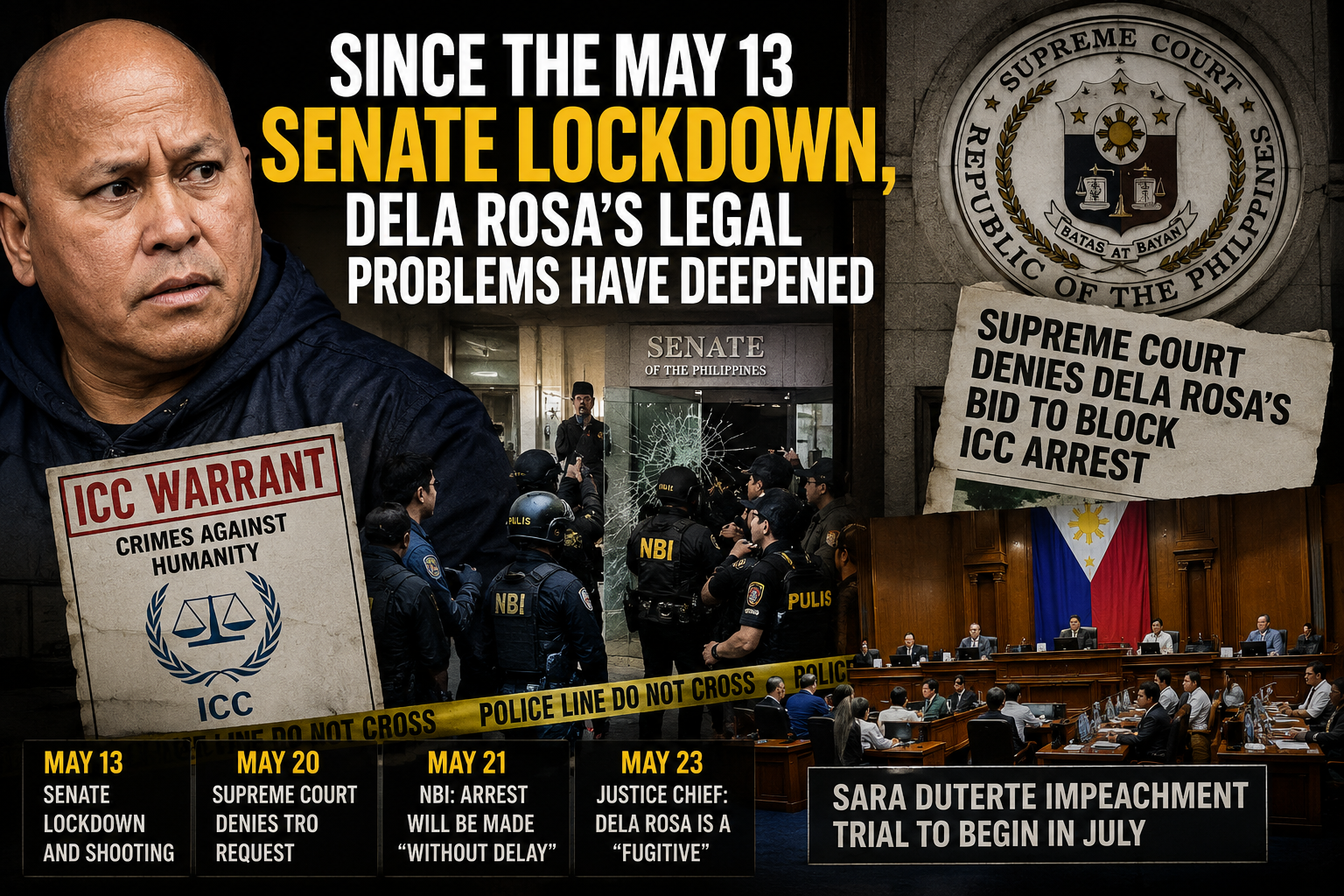 Dela Rosa ICC Warrant